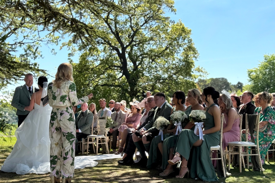Outdoor ceremony by Let's Do It Creative